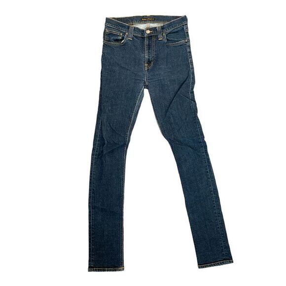 Nudie Jeans Slim Fit in Indigo Blue - Picture 5 of 11